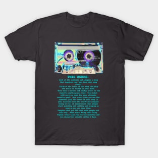 Cassette With Instructions T-Shirt